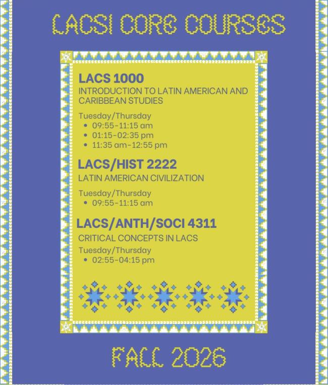 Fall 2026 Core Courses