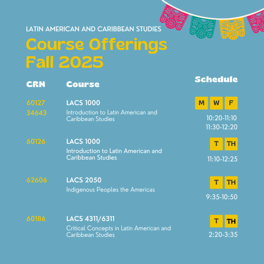 LACS Course Offerings - Fall 2025