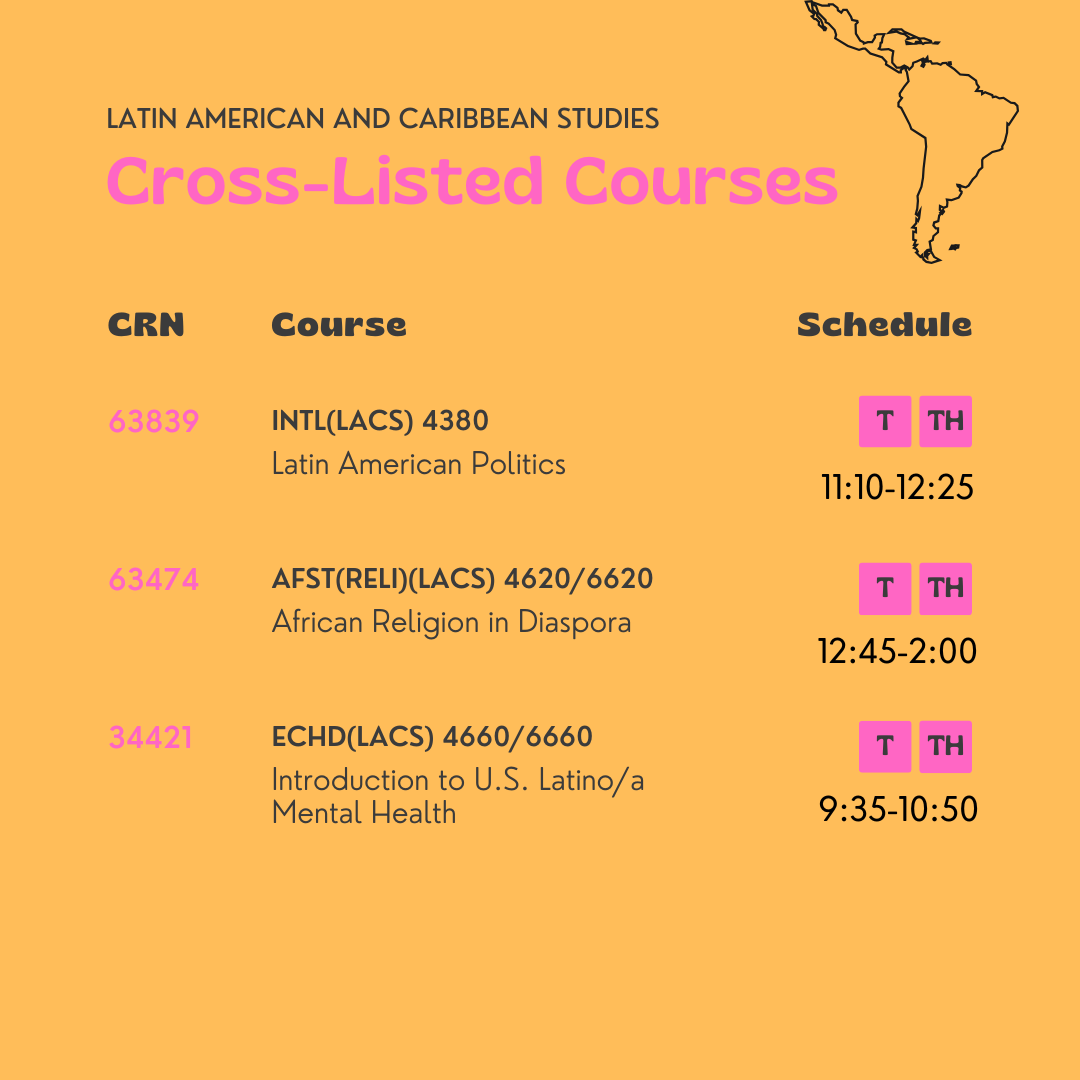 LACS Cross-Listed Courses - Fall 2025