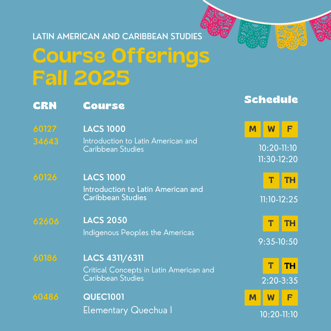 LACS Course Offerings - Fall 2025